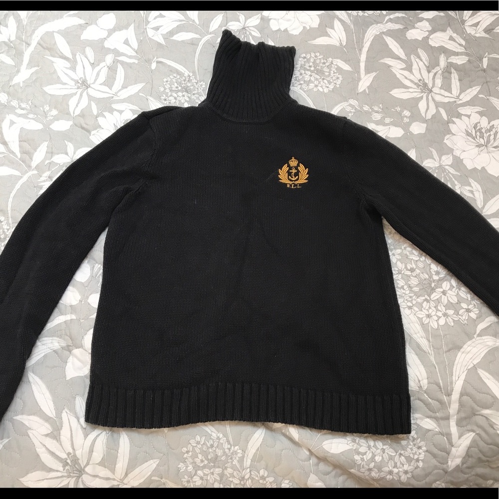 Lauren by Ralph Lauren Women’s Sweater Navy SMALL